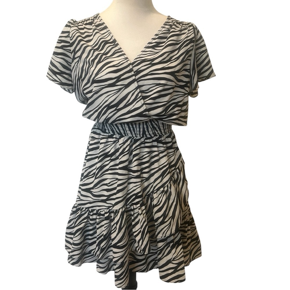 Michael Kors Zebra Striped Dress